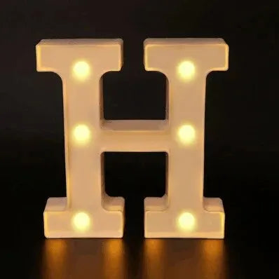 Colorful LED Letter Light for Weddings and Birthdays - Smarsty