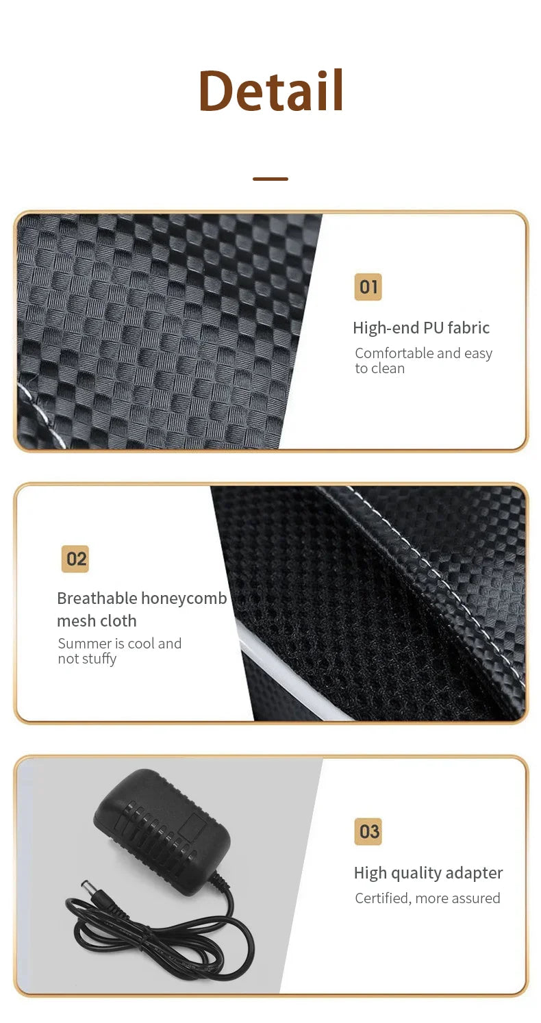Shiatsu Electric Neck Pillow with Heating Therapy - Smarsty