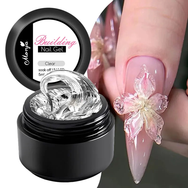 Clear Non-Stick Gel Nail Polish for Easy Sculpting - Smarsty