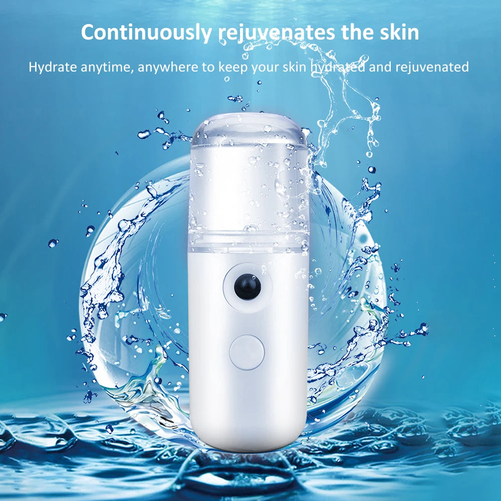Portable Mini Facial Steamer for Deep Skin Hydration - Smarsty