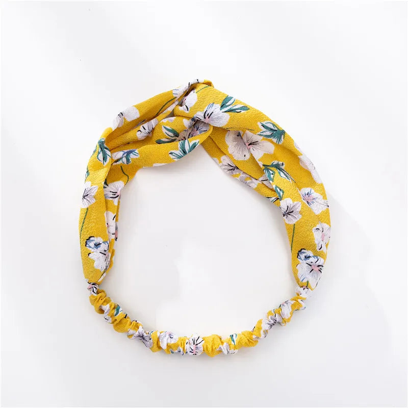 Bohemian Print Headbands For Women Vintage Turban Comfort - Smarsty