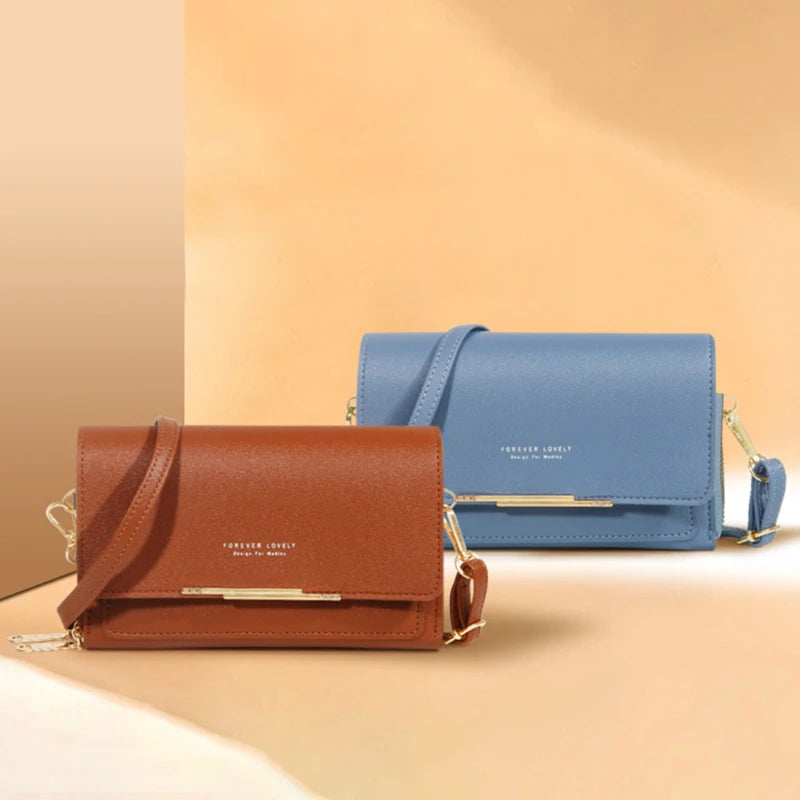 Women's Wallet Korean Handbag Multi Card Large Capacity Casual Shoulder Bag Mobile Phone Packet Fashion New Style - Smarsty