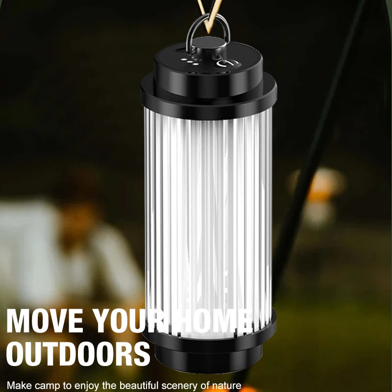 Outdoor camping tools camping lights 5 kinds of lights adjustable ceiling can be connected with the bracket TYPE-C charging. by Smarsty