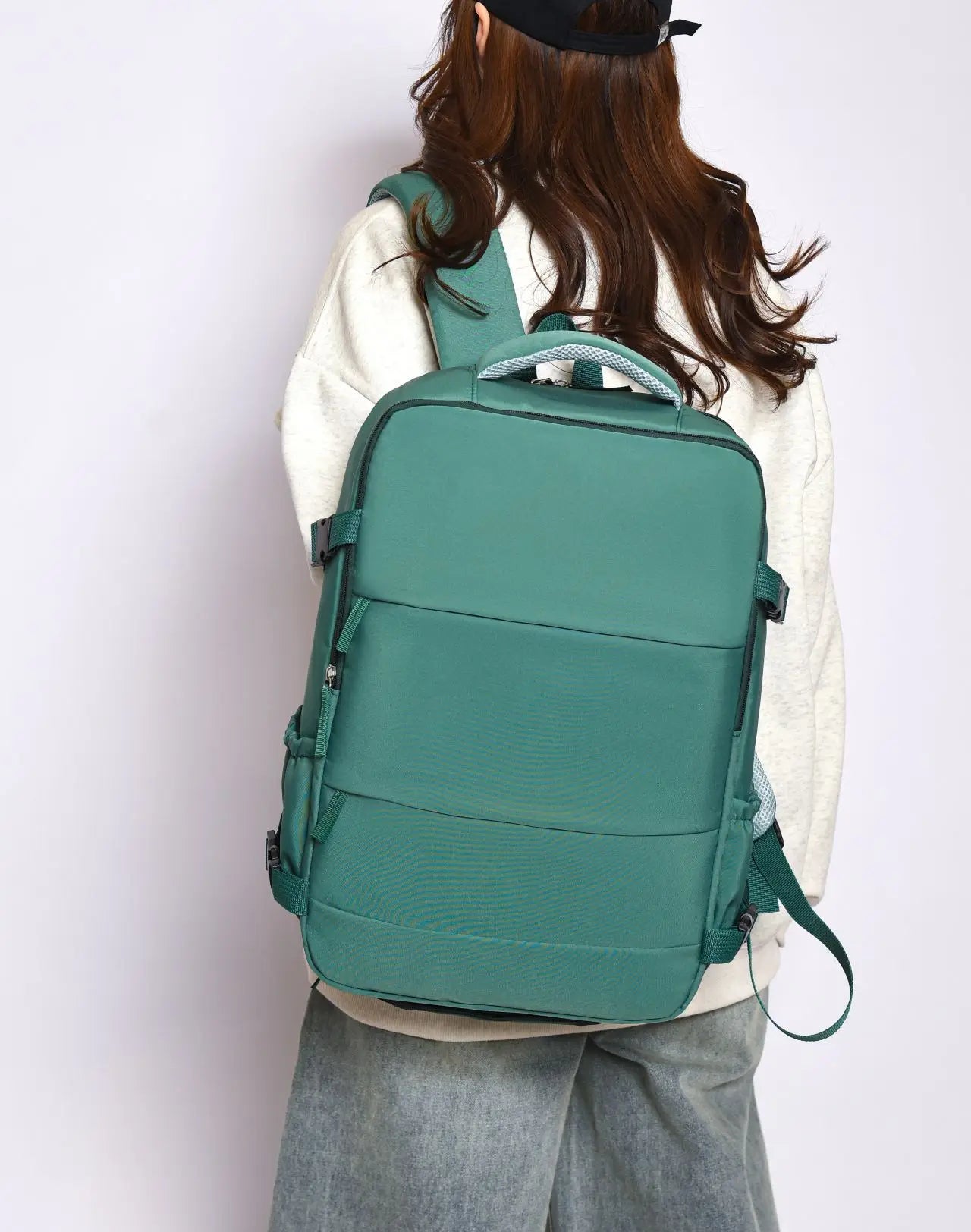 Couples Leisure Lightweight Backpack Travel Backpack Female New Backpack Student Schoolbag Large Capacity Travel Commuter Luggag - Smarsty