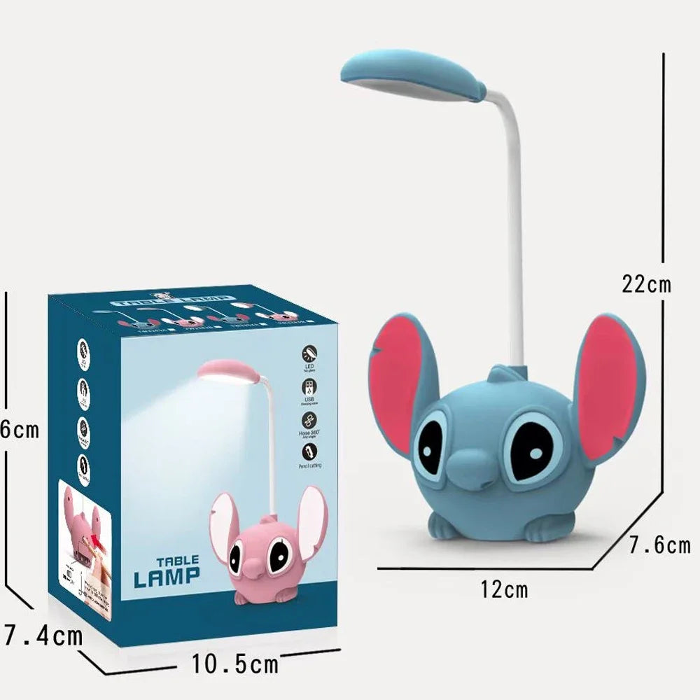 LED Lilo and Stitch Desk Lamp with Pencil Sharpener - Smarsty