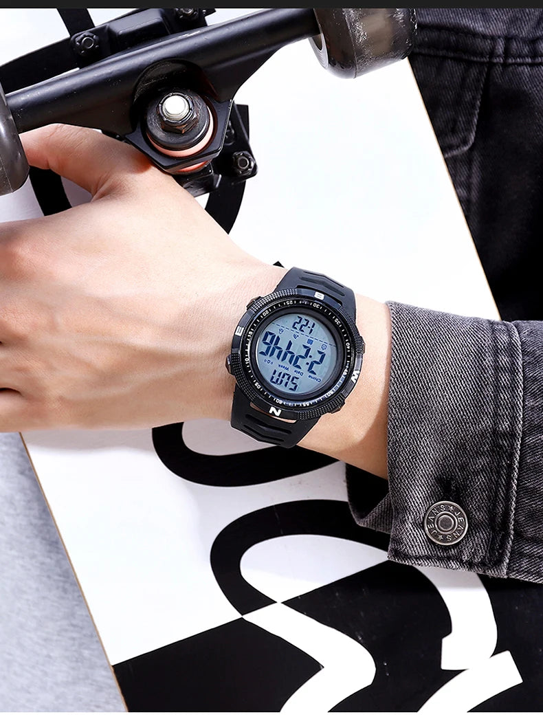 SANDA Military Sport Digital Watch Waterproof and Shockproof - Smarsty