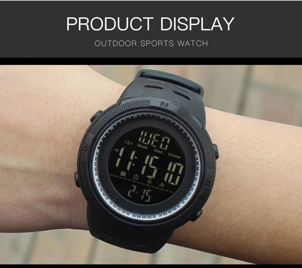 SKMEI 1251 Waterproof Digital Sports Watch for Men - Smarsty