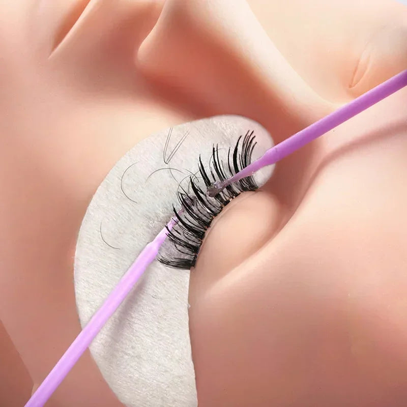 Eyelash Extension Cleaning Swabs for Perfect Makeup Application - Smarsty