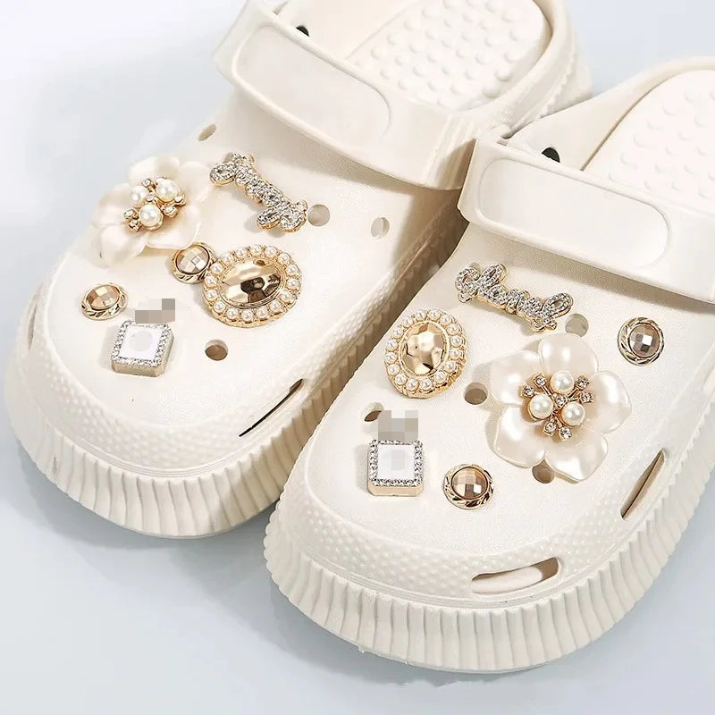 Shoe Charms for DIY Colored Diamond Crystal Shoe Buckle Decoration for Shoe Charm Accessories Kids Party Gift Shoes Decorations - Smarsty