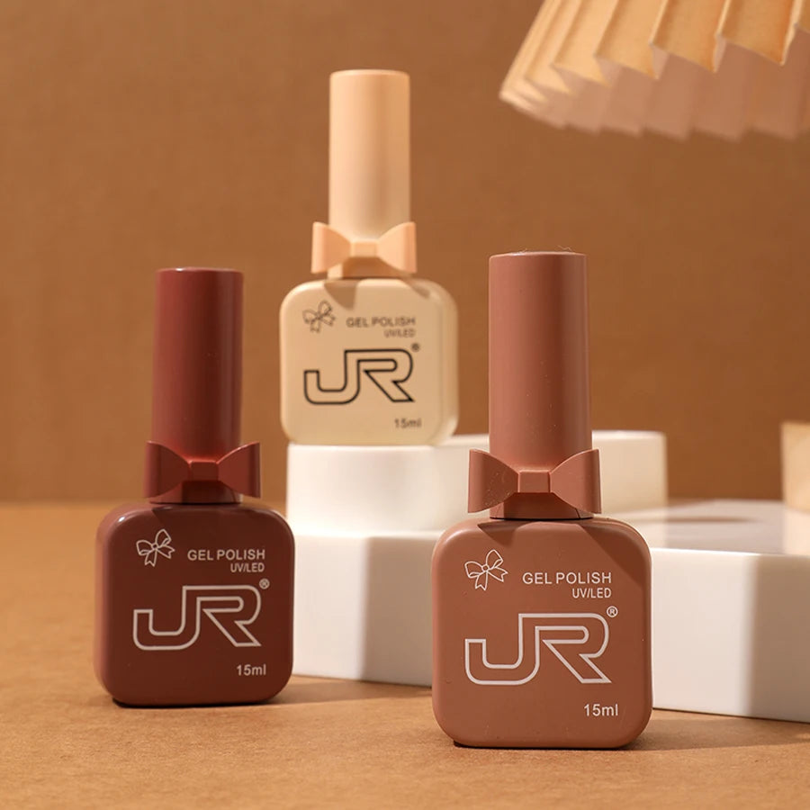 JR 9PCS Gel Nail Polish Set for Home DIY - Smarsty