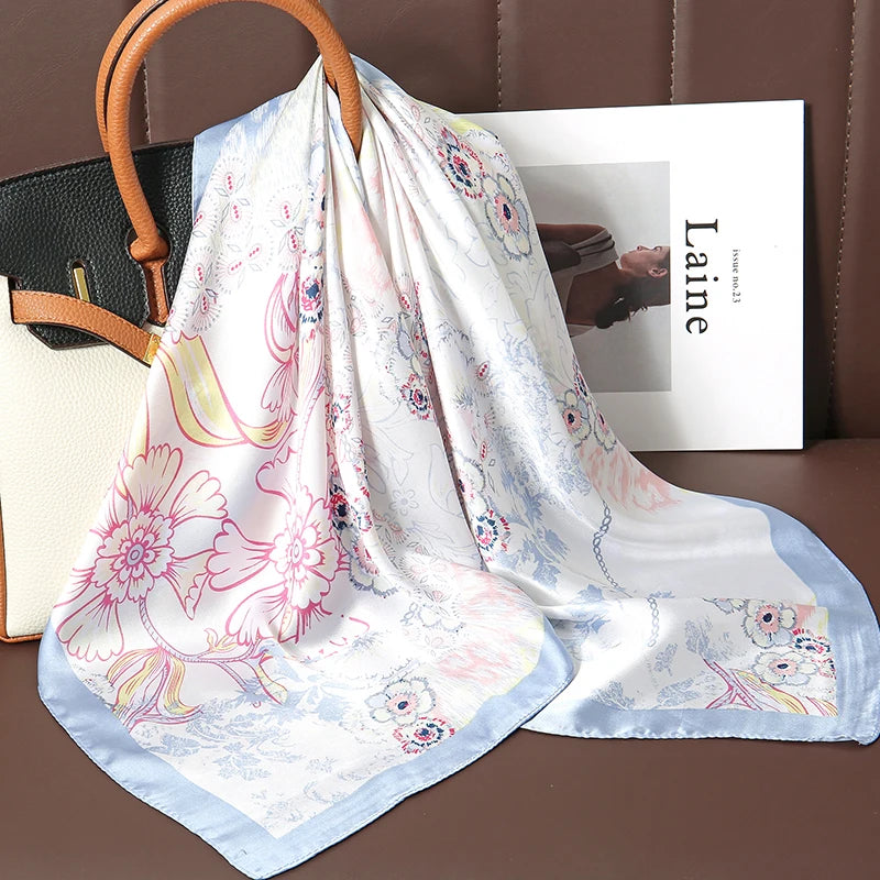 Luxury Silk Hijab Hair Bands With Sun Protection - Smarsty