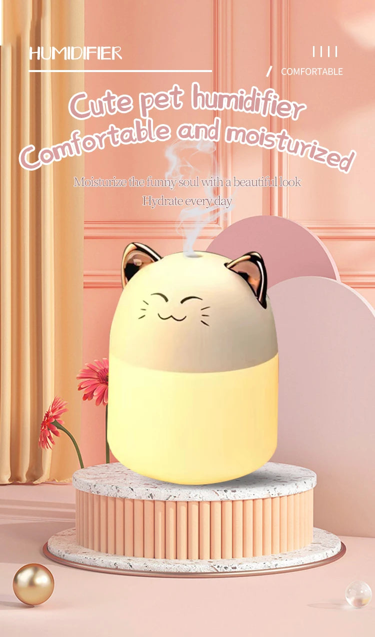 Cute Mini USB Humidifier for Office Use - Smarsty