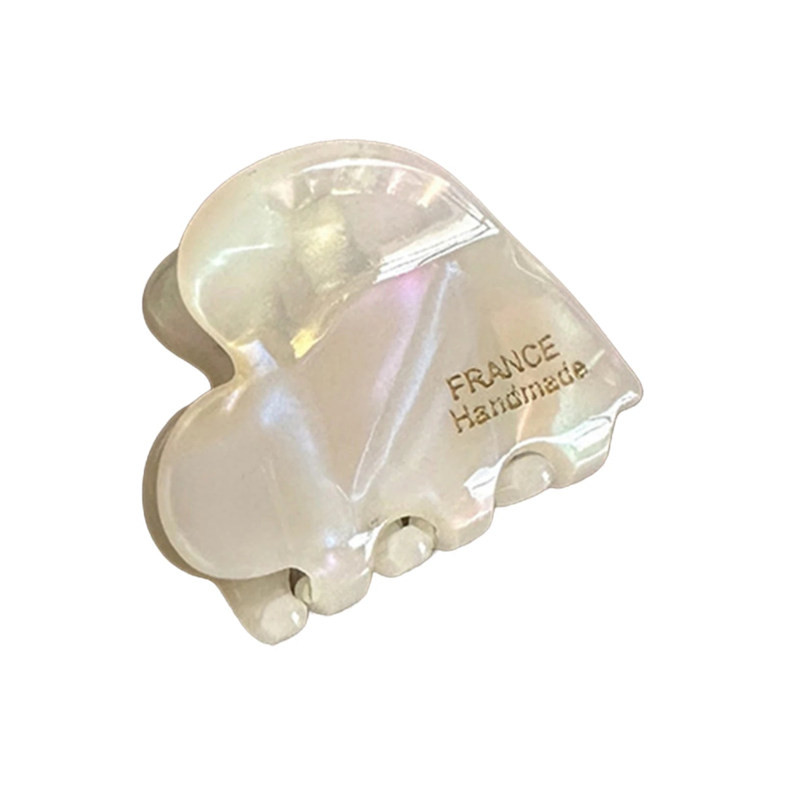 Heart Shaped Hair Claw Clip Secure Elegant Grip For Women - Smarsty