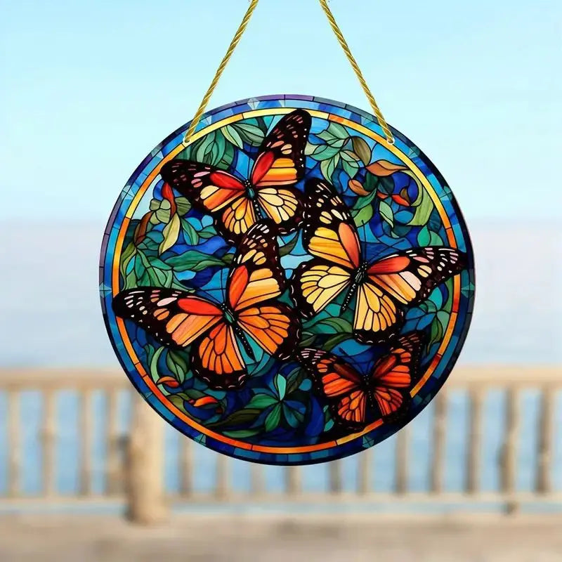 Hummingbird Acrylic Suncatcher for Vibrant Home Decor - Smarsty