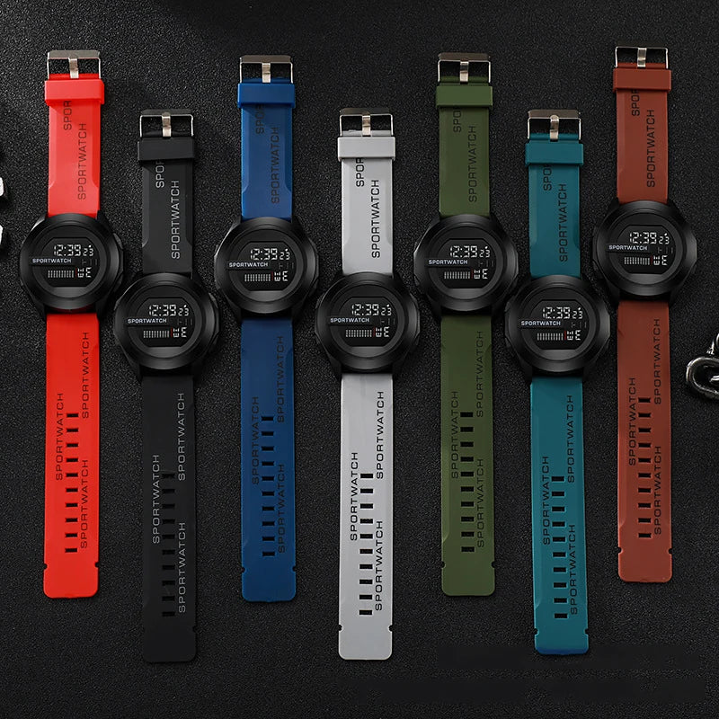 Luxury Digital Sport Watch for Men Waterproof Luminous - Smarsty