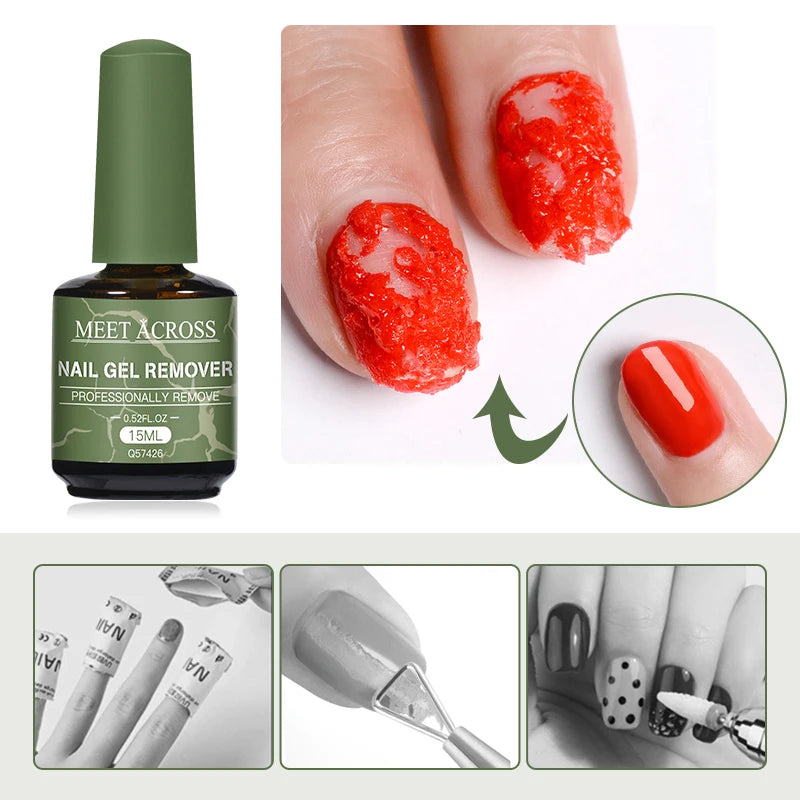 Magic Fast Nail Gel Polish Remover 15ml Soak Off - Smarsty