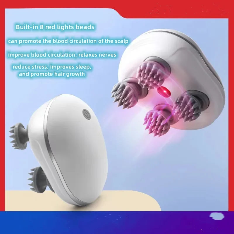 Infrared Scalp Massager for Hair Growth and Relaxation - Smarsty