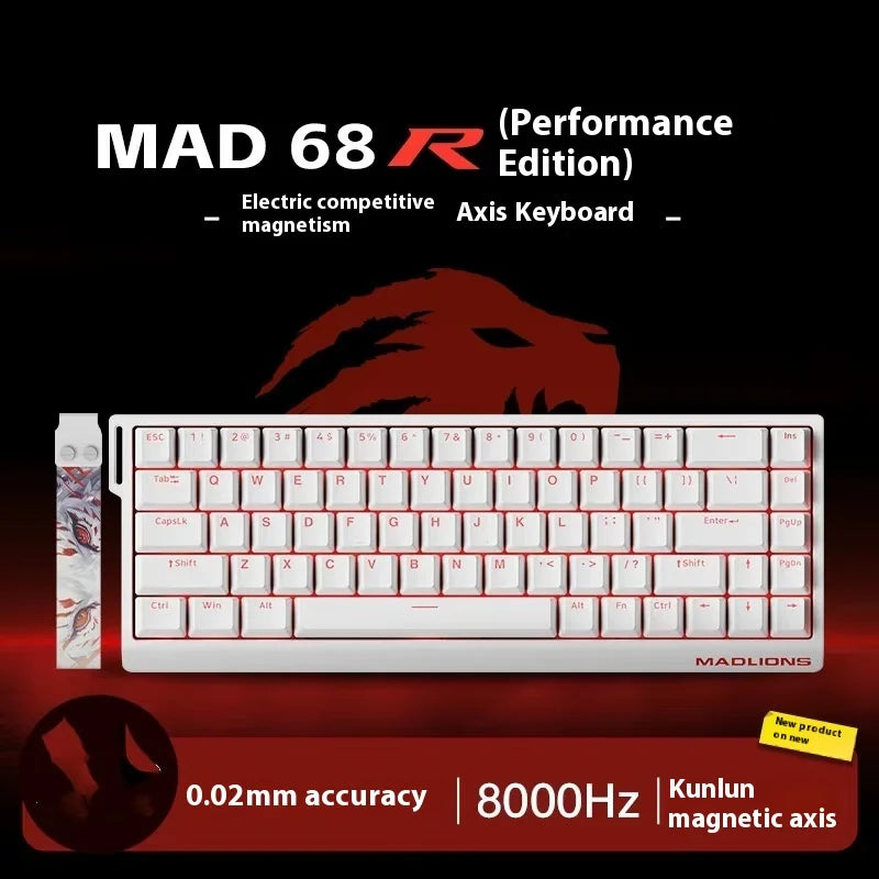 Mechanical Gaming Keyboard Hot Swap 68 Keys Rapid Trigger
