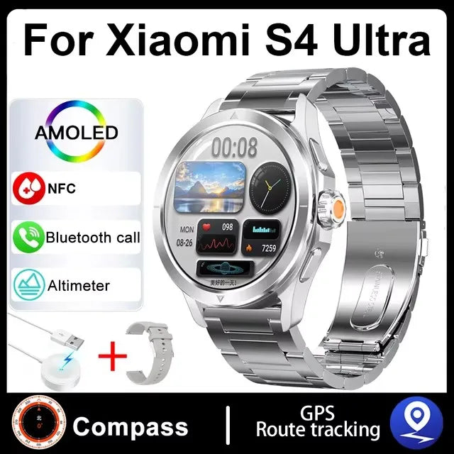 Xiaomi S4 Ultra Smart Watch With GPS Waterproof Sports Features - Smarsty