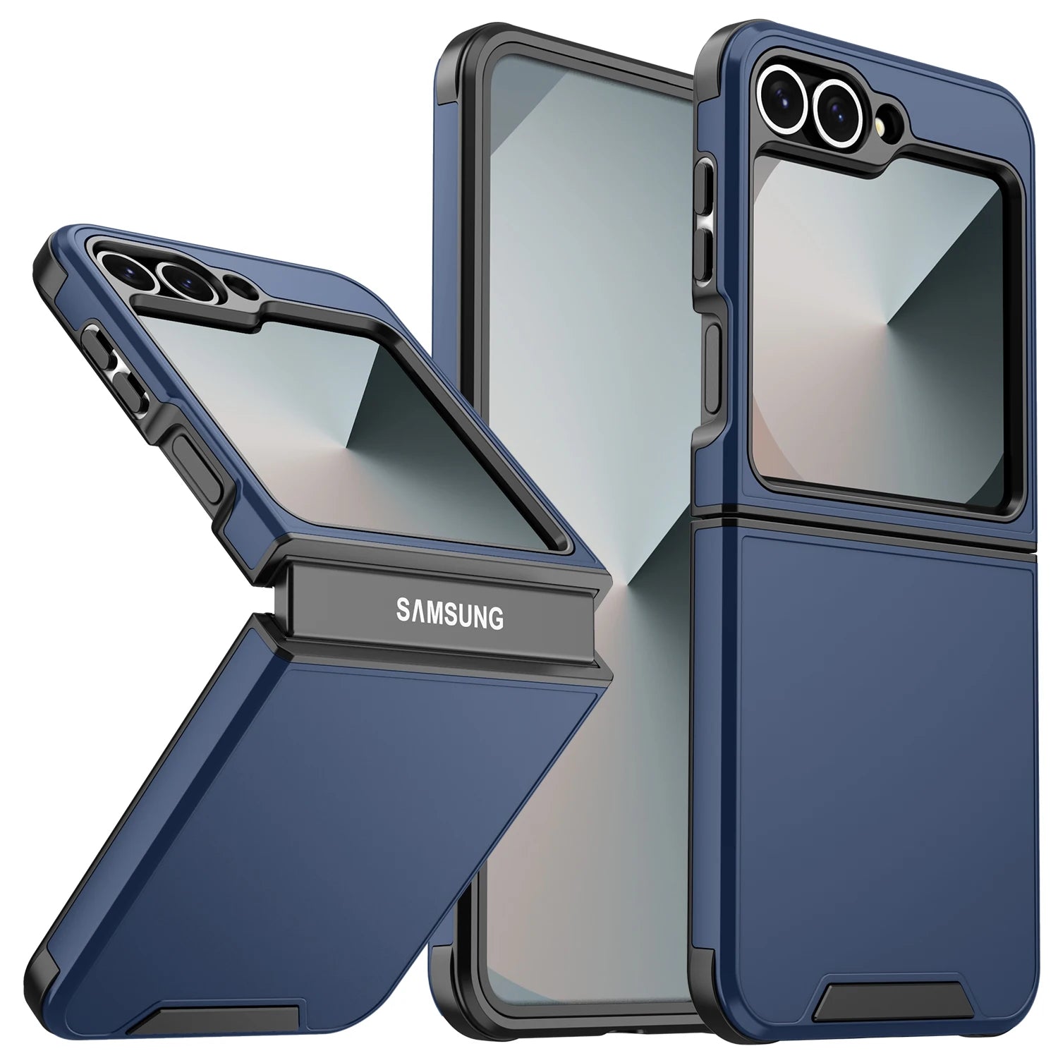 Galaxy Z Flip Case Shockproof Dual Layer Protection - Smarsty