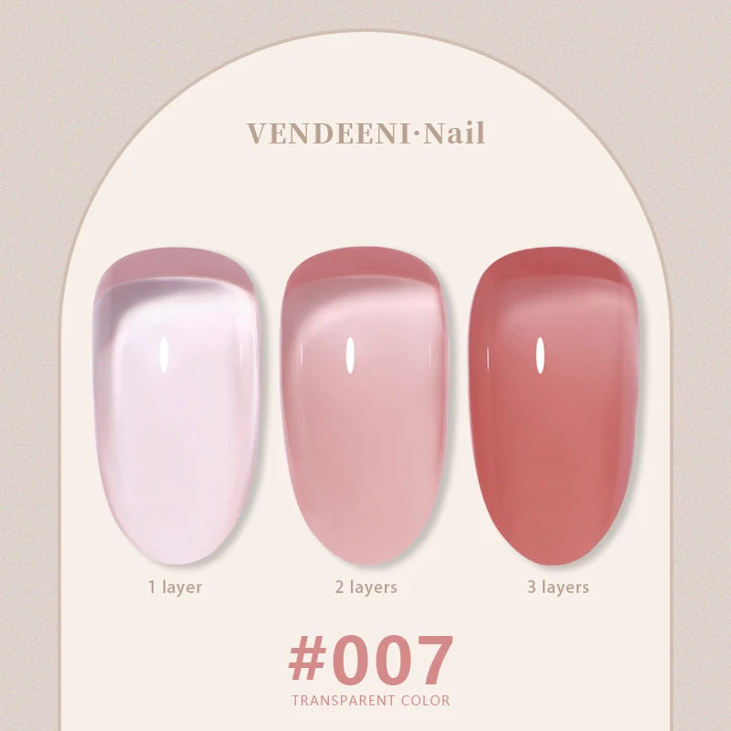 Vendeeni 24 Colors Jelly Gel Nail Polish Set - Smarsty