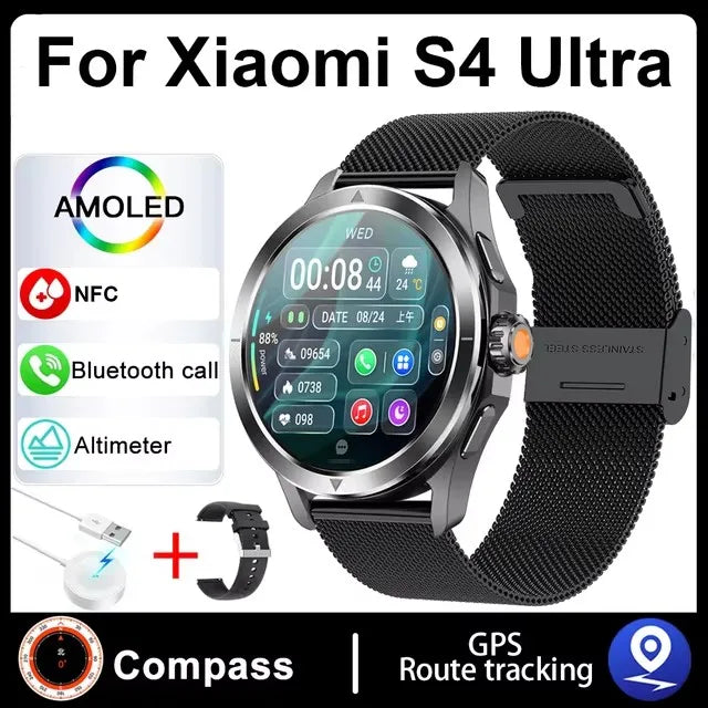 Xiaomi S4 Ultra Smart Watch With GPS Waterproof Sports Features - Smarsty