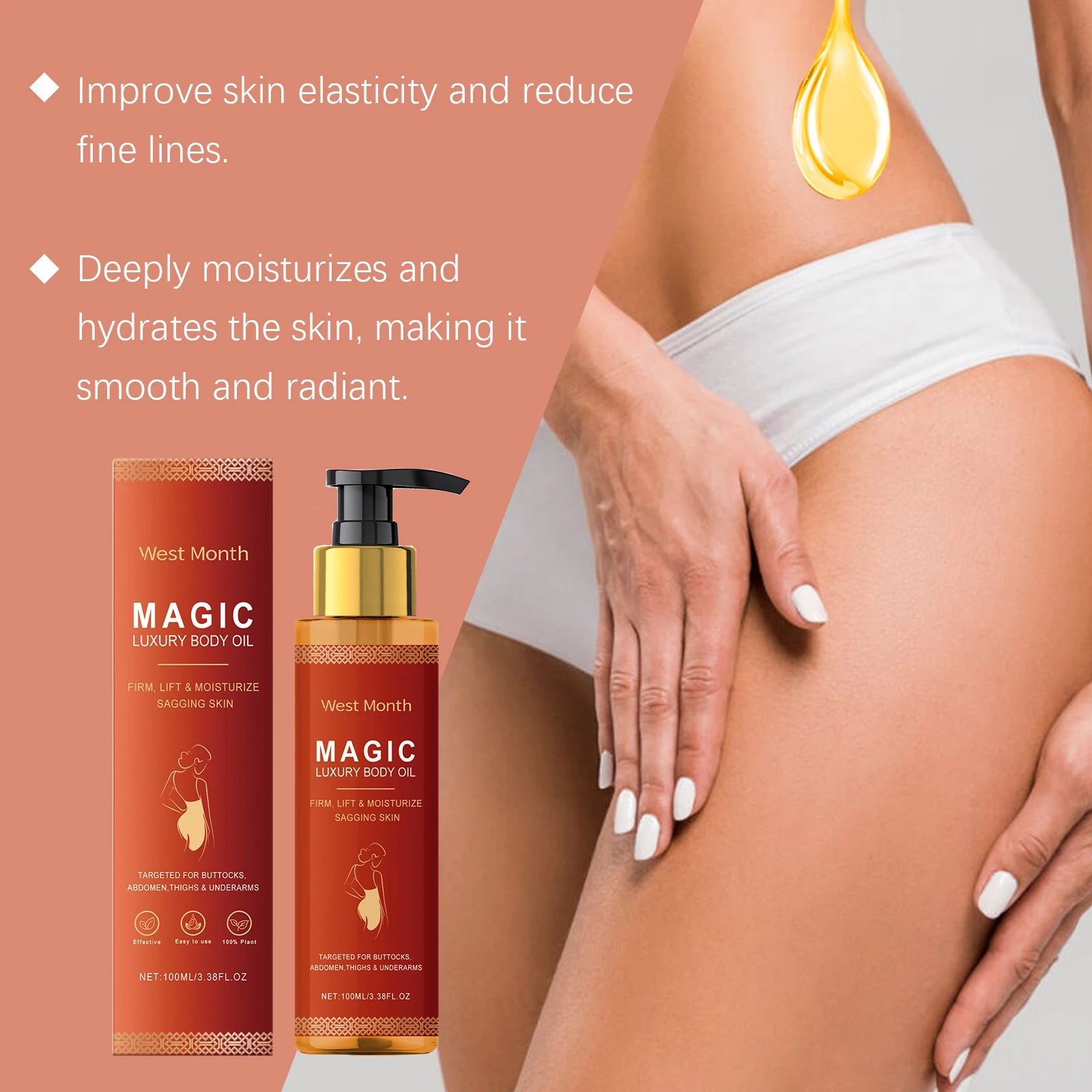 Luxury Body Firming Oil for Deep Moisturizing Skin - Smarsty