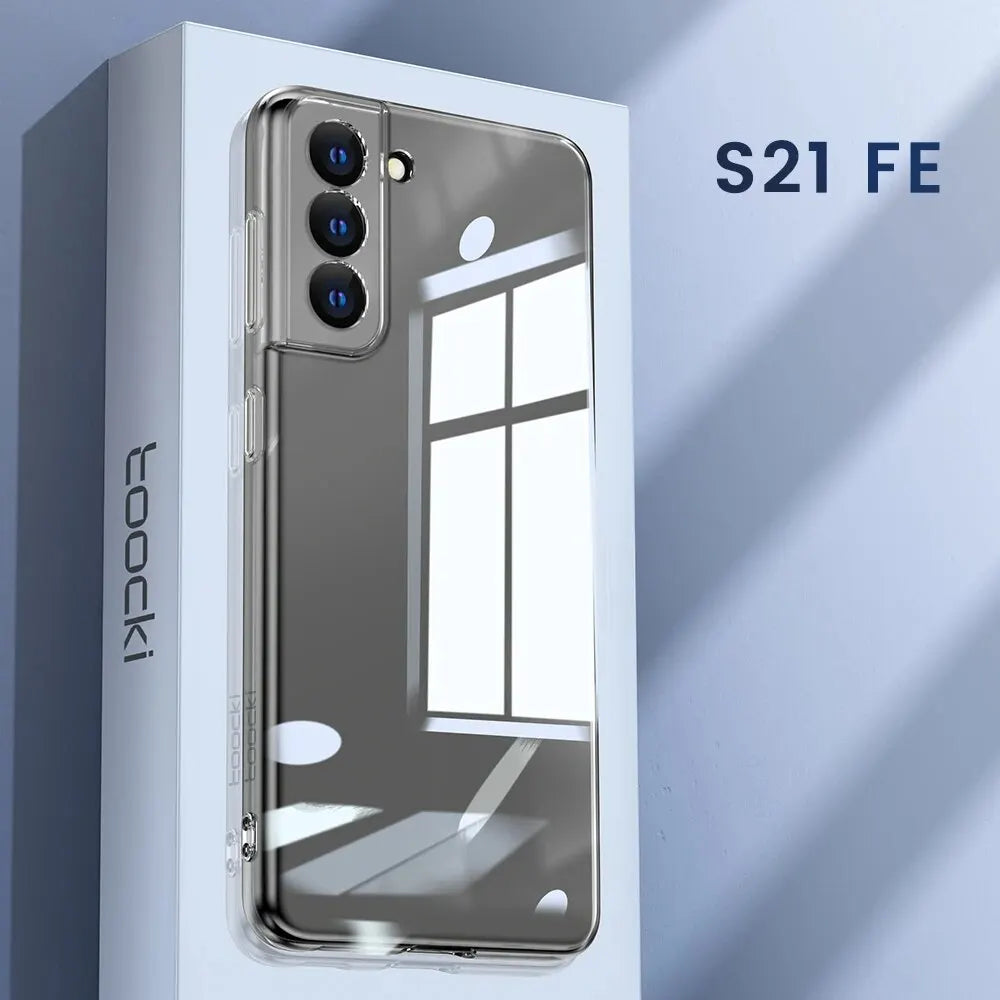 Clear TPU Phone Case For S21 S22 S23 S24 Dustproof - Smarsty