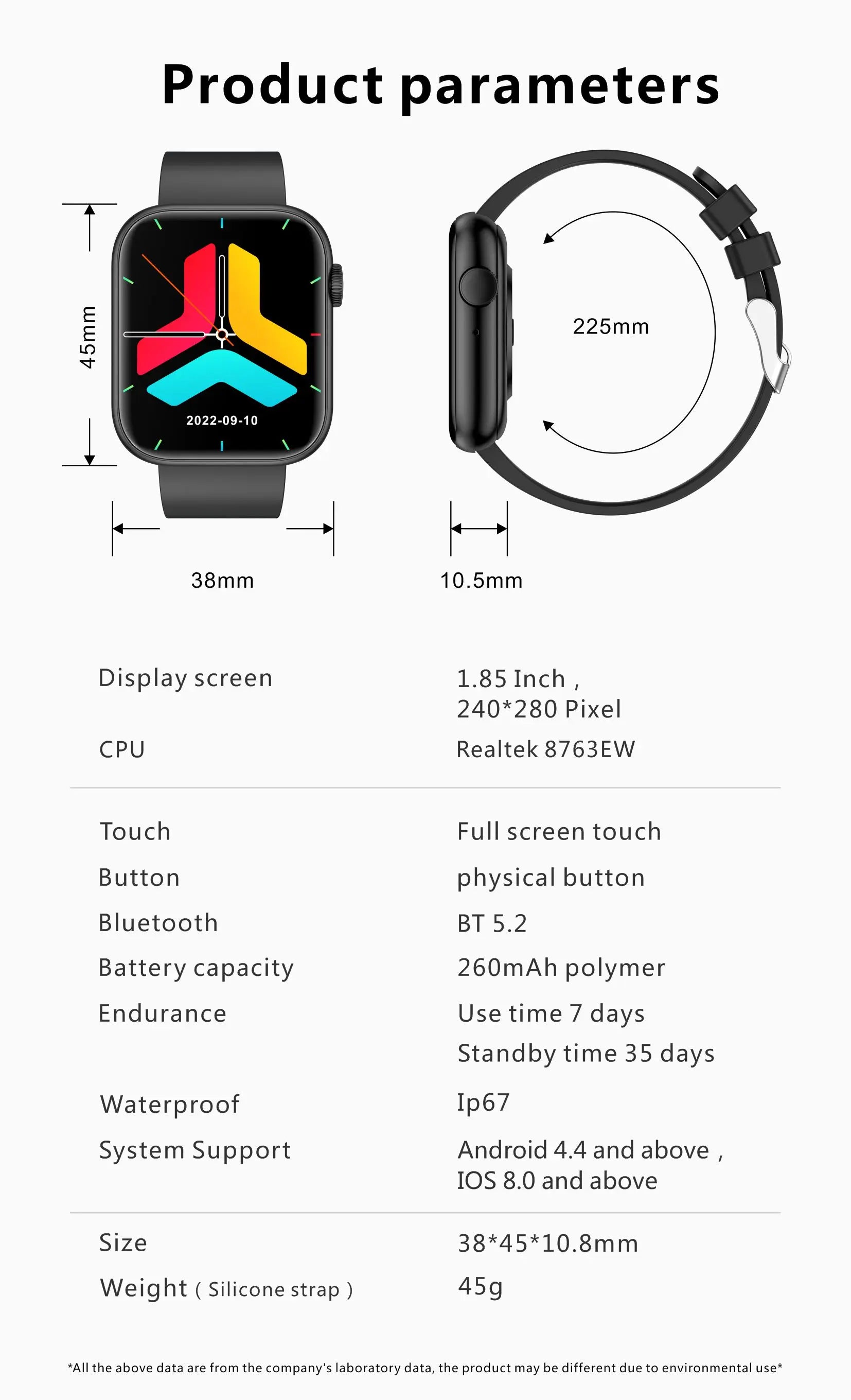 LIGE Smart Watch for Women with Bluetooth and Waterproof Design - Smarsty
