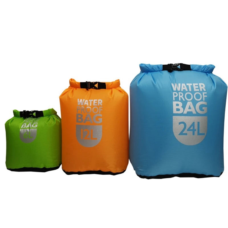 Swimming Waterproof Dry Bag Pack Rafting Kayaking River Trekking Floating Sailing Canoing Boating Water Resistance Dry Sacks - Smarsty