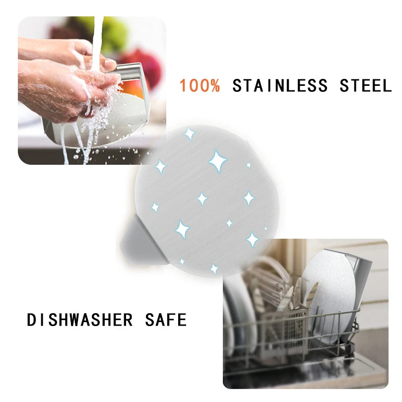 Stainless Steel Smash Burger Press Dropshipping Meat Masher Circular Meat Press Mold for Deli Meats Kitchen Accessories by Smarsty