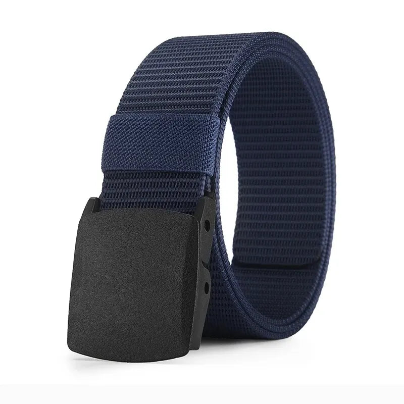 Unisex Canvas Tactical Belt Durable Metal Free Design - Smarsty