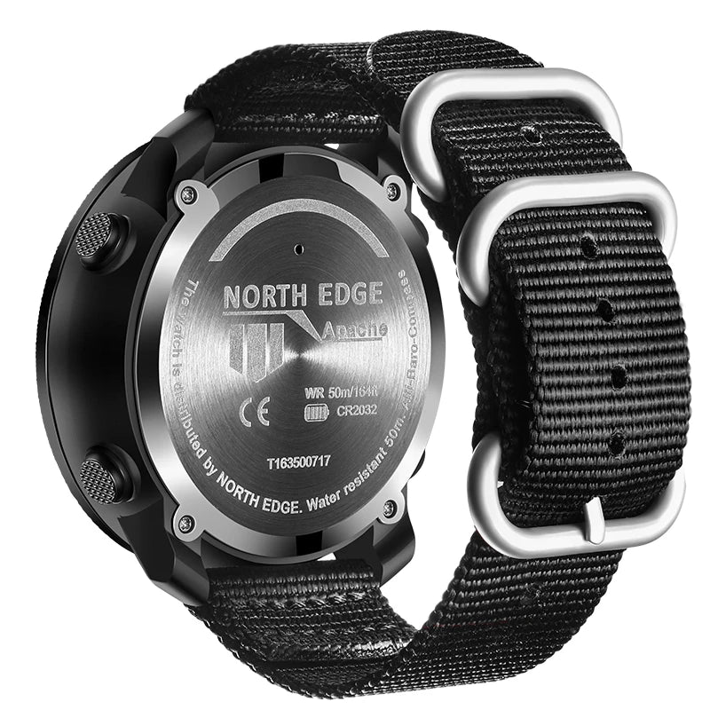 North Edge Men's Waterproof Digital Sports Watch with Altimeter - Smarsty