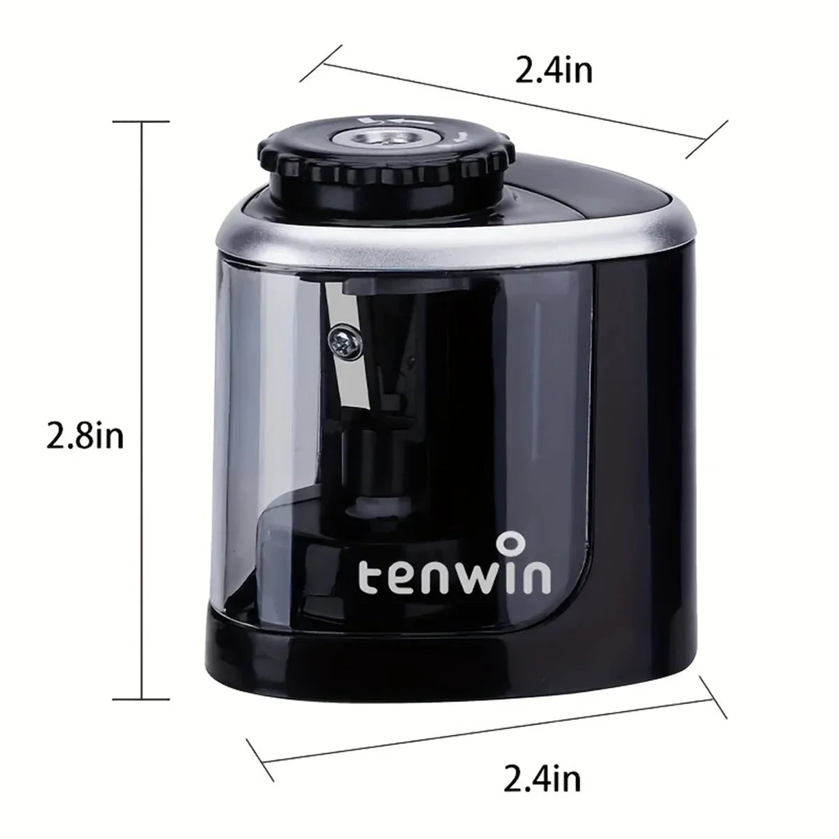 Electric Sharpener Assembly Desktop Automatic Pencil Sharpener Suitable To Pencils (6-8mm) for Students School Office Stationery - Smarsty