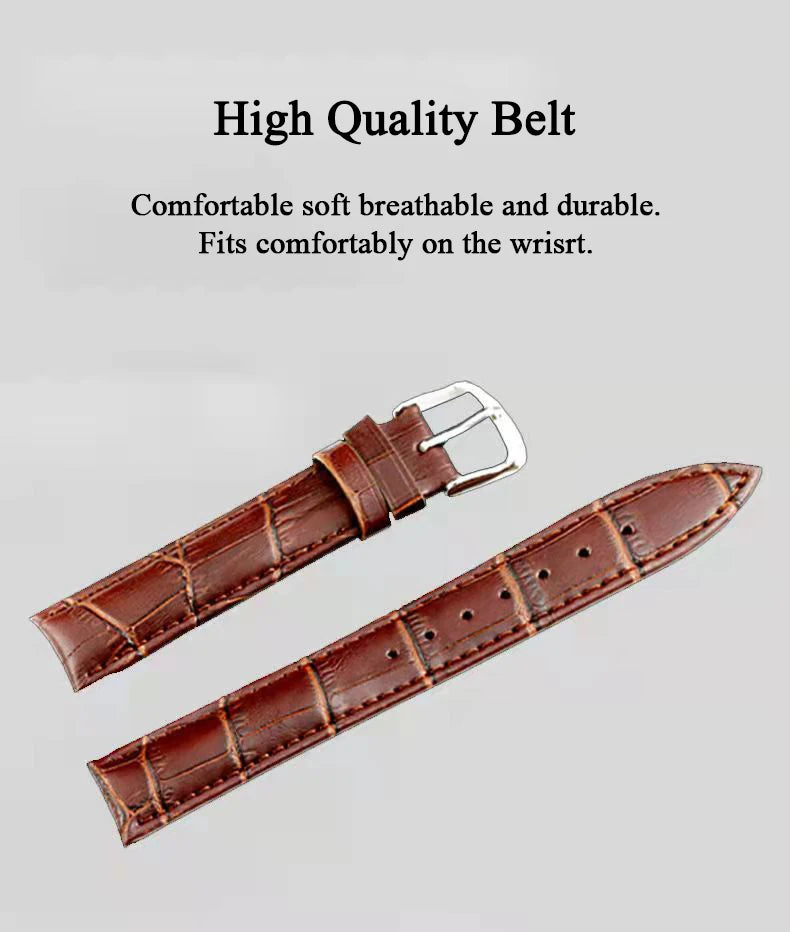 Luxury Waterproof Luminous Leather Quartz Watch for Men - Smarsty