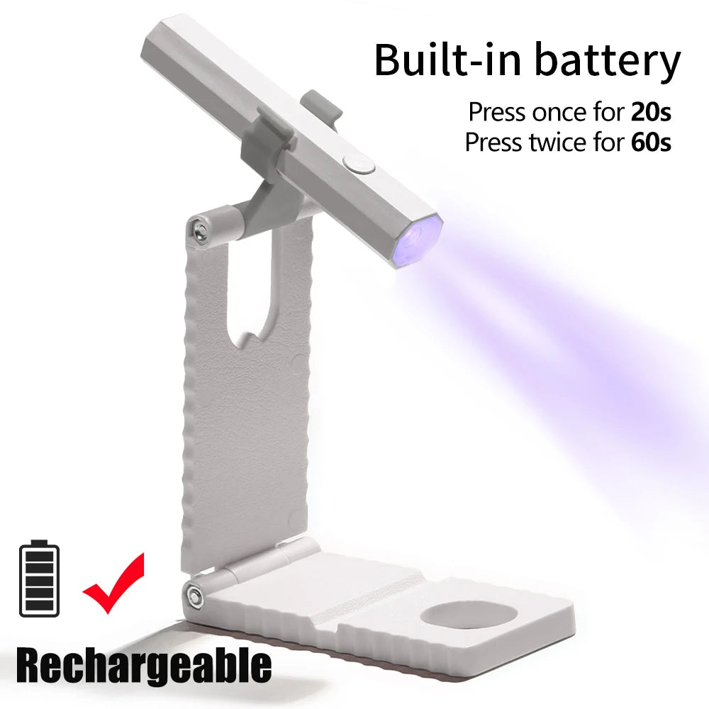 Portable UV LED Nail Dryer Lamp for Quick Drying - Smarsty