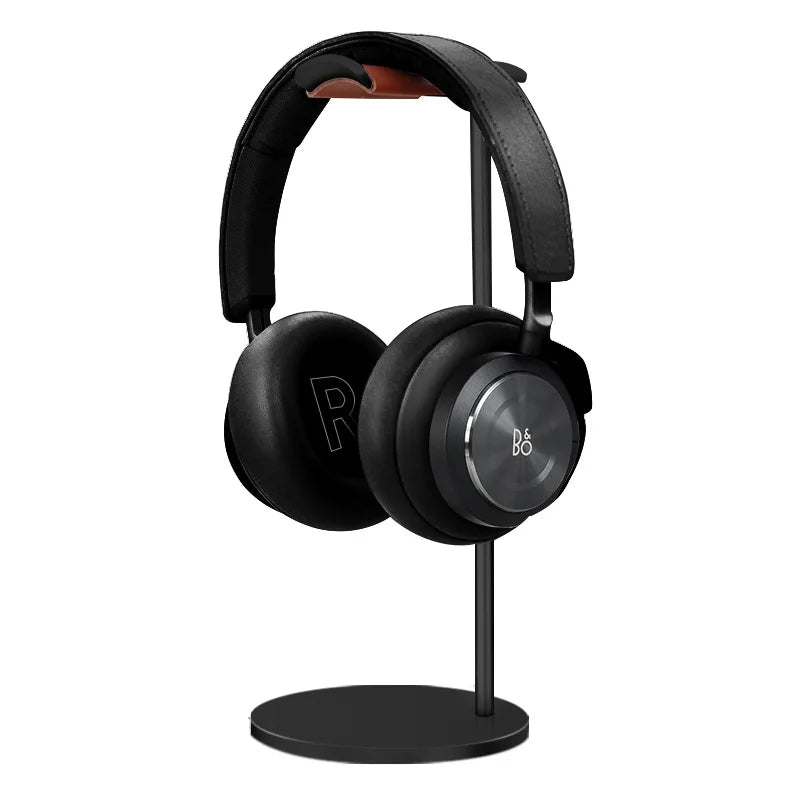 Curved Aluminum Headphone Stand with Sturdy Base - Smarsty