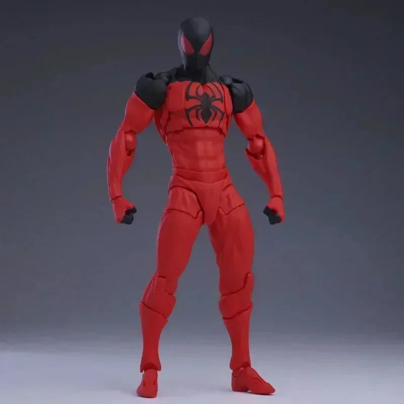 Mess Toys Spider Man Symbiote Spiderman Messtoys Black Suit Neighbor Scarlet Spider Anime Action Figure Gifts Toys