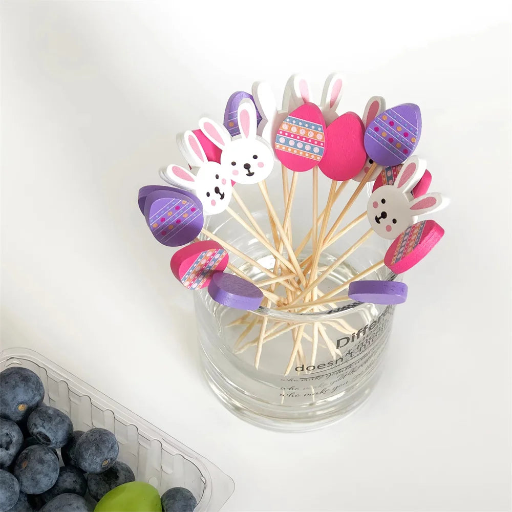Easter Disposable Bamboo Skewers for Festive Decor - Smarsty
