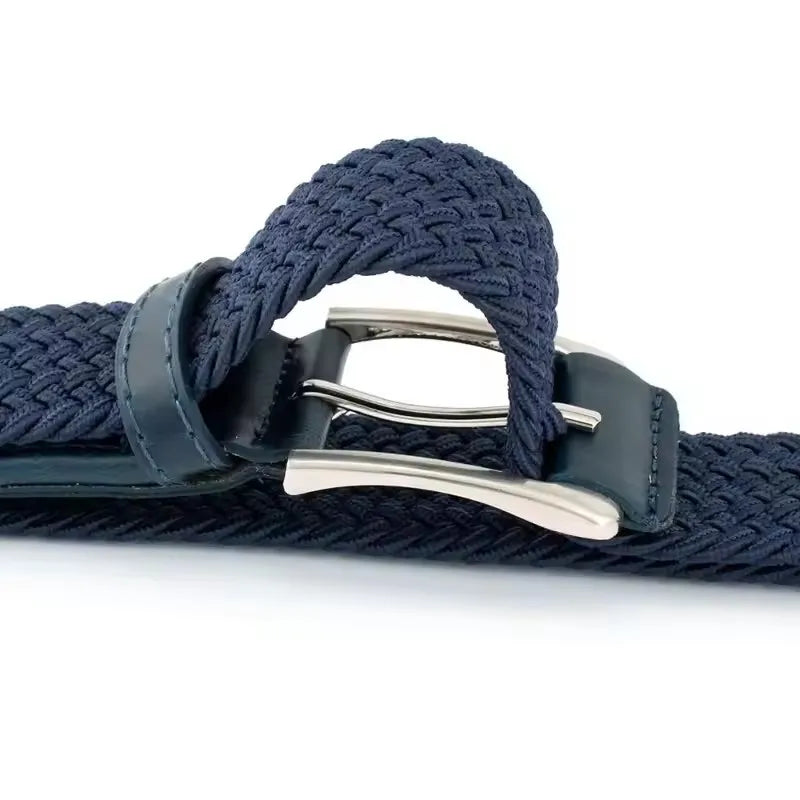 Luxury Elastic Woven Belt Adjustable Casual Golf Waistband - Smarsty