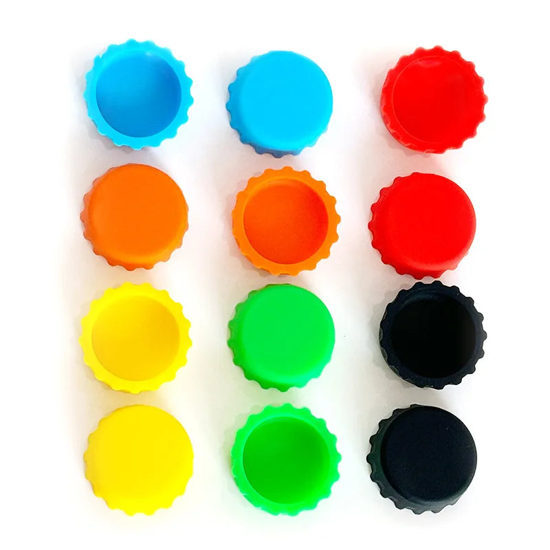 Candy Color Silicone Beer Bottle Caps for Home Brewing - Smarsty