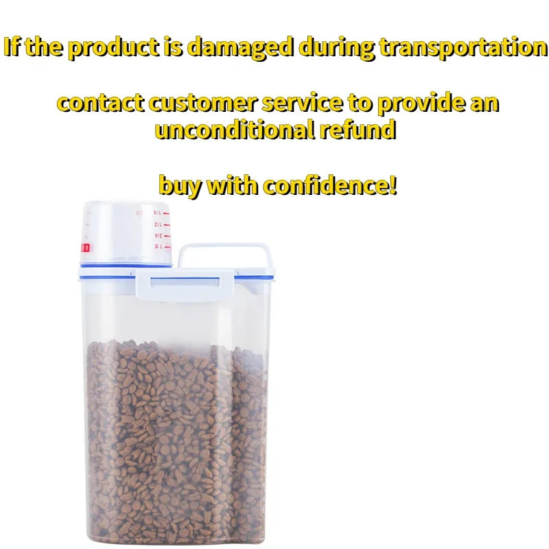 Moisture-Proof Plastic Pet Food Storage Container - Smarsty