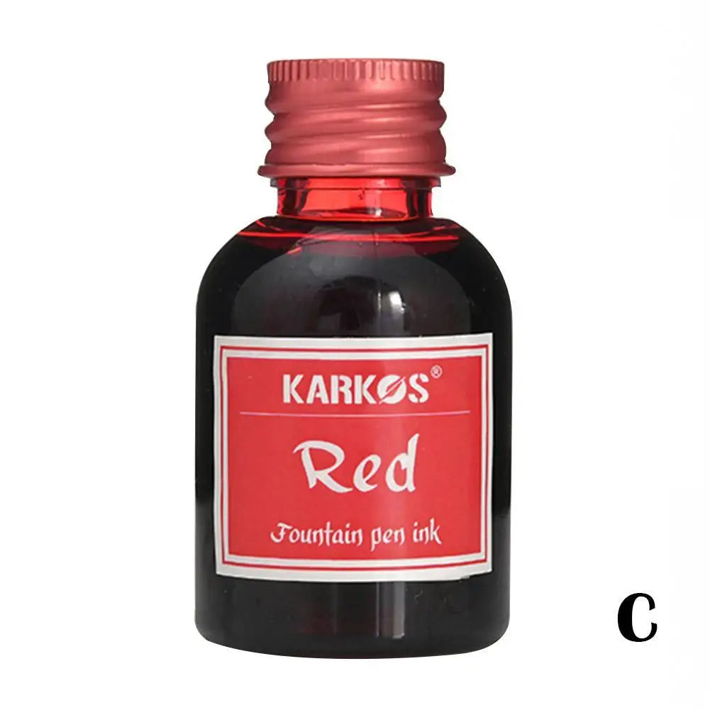 10 Colors 30ML Colorful Fountain Pen Ink Refilling Inks Universal Refill Ink Stationery School Brand New Product School Supplies