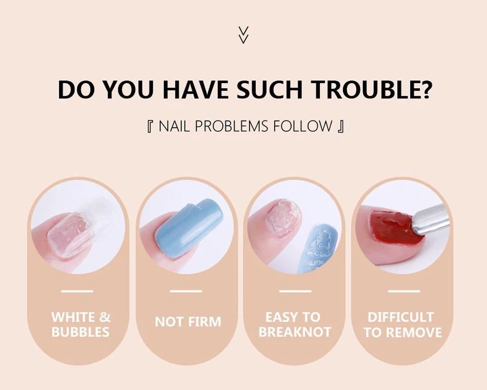 Milky White Hard Gel For Nail Extension 30ML - Smarsty
