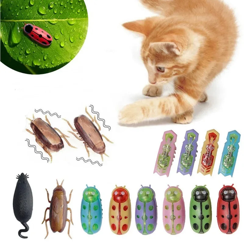 Funny Electric Catnip Bug Toy with Automatic Tunnel - Smarsty