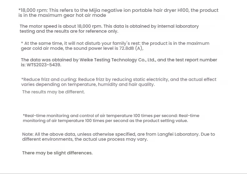 XIAOMI High Speed Hair Dryer with Negative Ion Technology - Smarsty