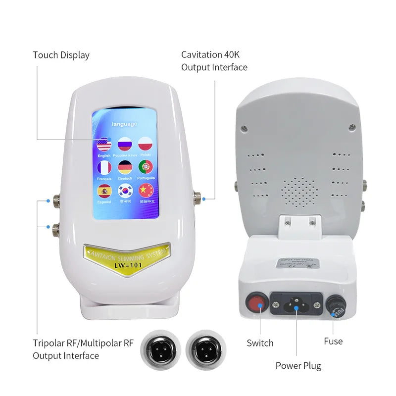 40K 3 in 1 Ultrasonic Body Slimming Machine - Smarsty