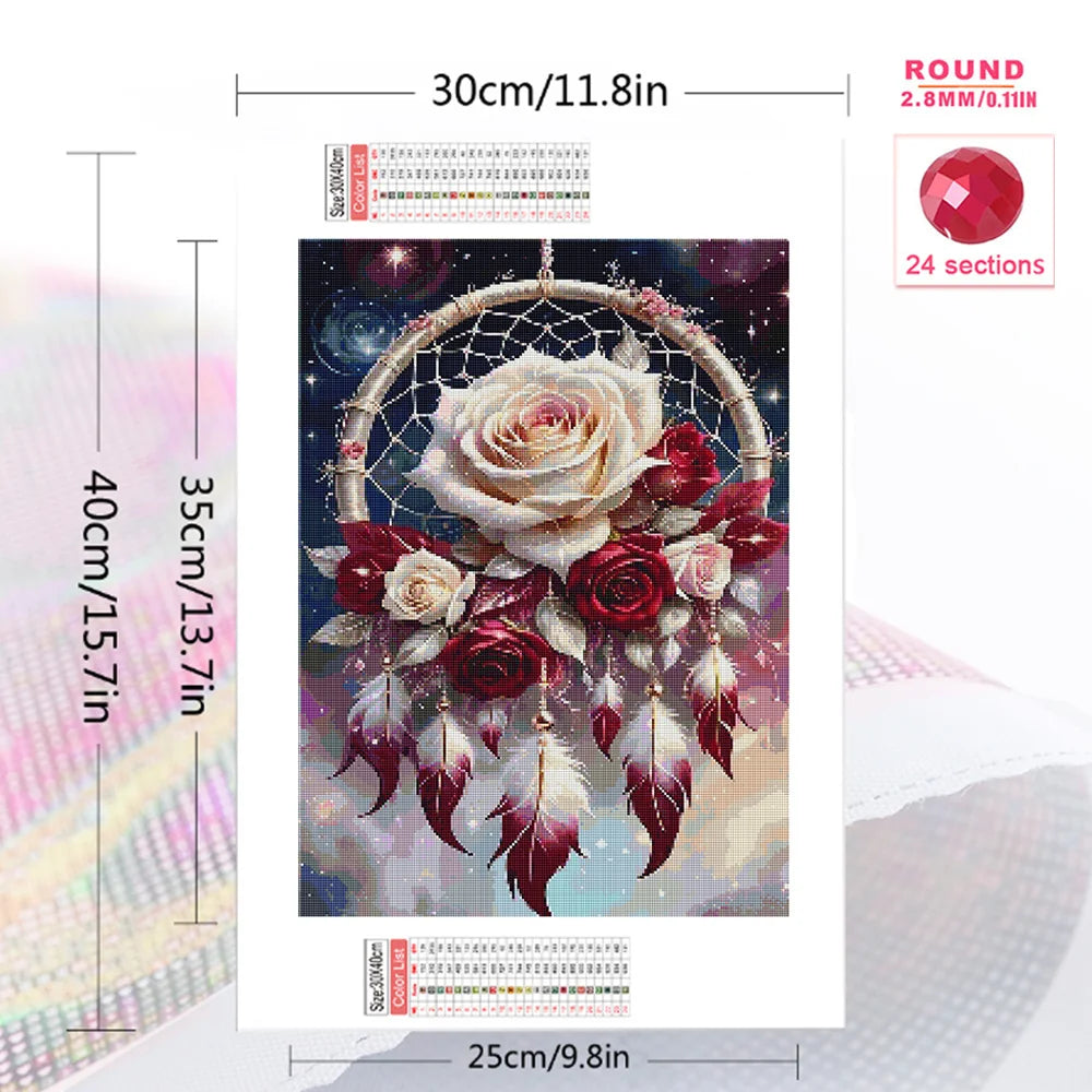 Evershine Diamond Embroidery Dream Catcher Wall Art - Smarsty