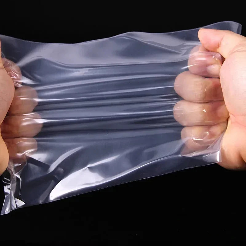 300/100PCS Transparent Zip Bags Food Jewelry Vacuum Storage Bag Plastic Thicken Reclosable Poly Bag Kitchen Organization Package by Smarsty