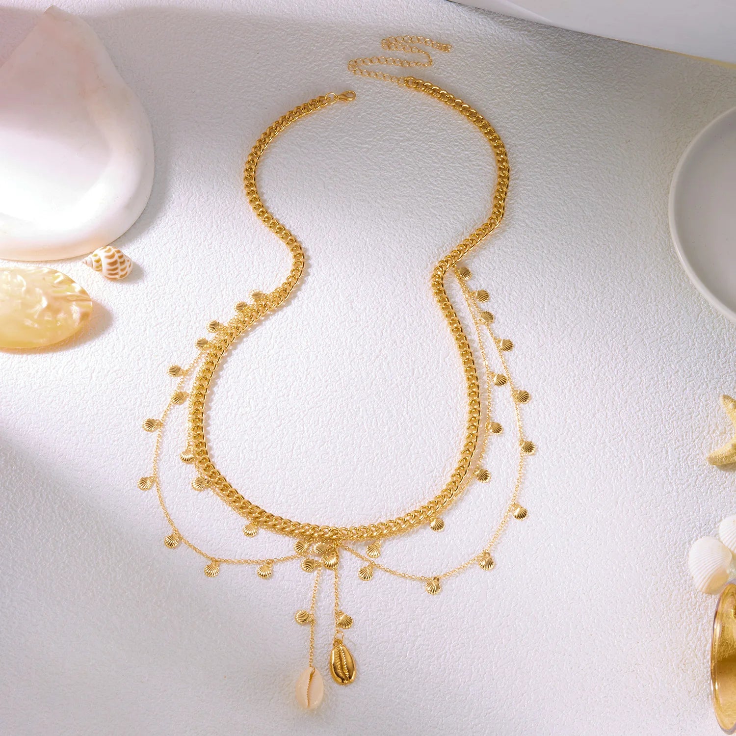 Boho Layered Tassel Belly Chain for Summer Style - Smarsty